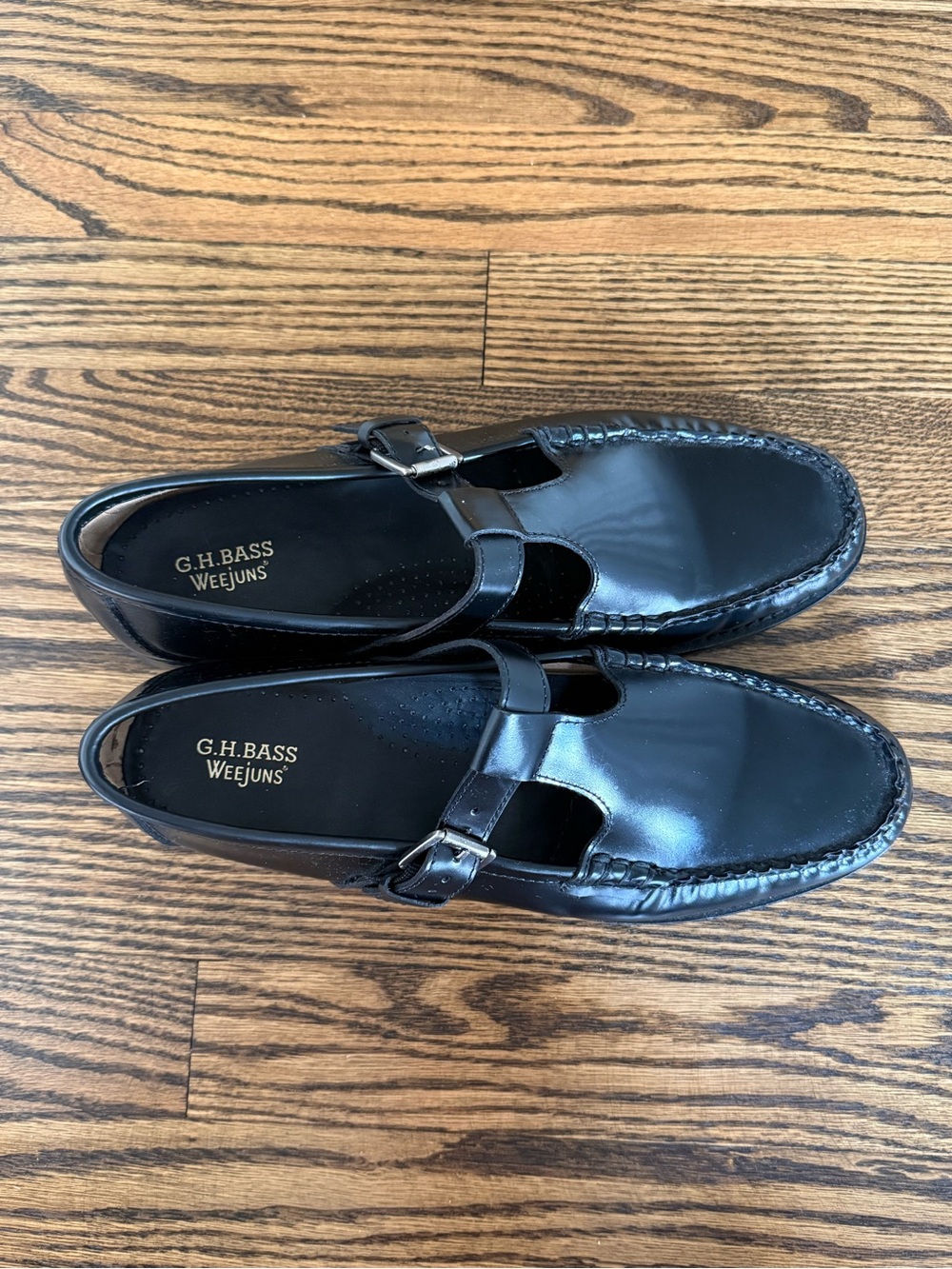 G.H. Bass Mary Jane Weejuns Black Leather Loafers Women’s 10 - Picture 5 of 7